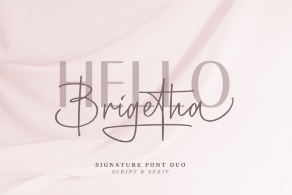 Brigetha: A Serif and Script Duo for Elegant Design