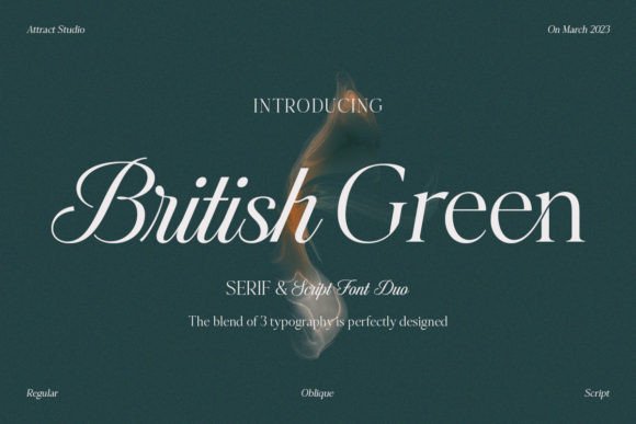 British Green: A Timeless Font Duo for Distinctive Design