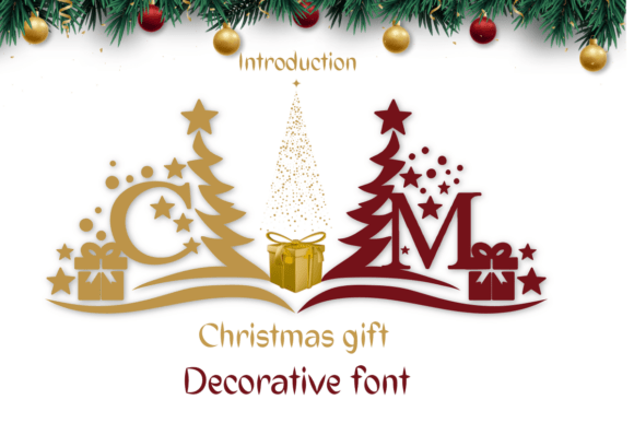 Christmas Gift: A Festive Decorative Typeface for Holiday Designs