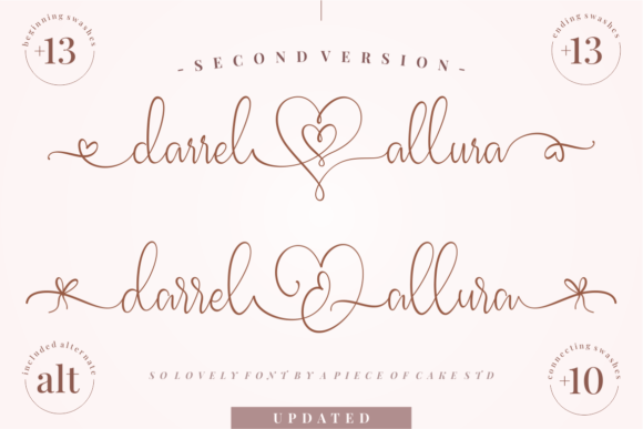 Darrel Allura Second: Your Guide to Elegant Script Font Design