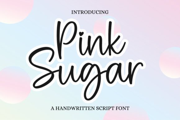 Embrace Elegance: The Refined Script of Pink Sugar
