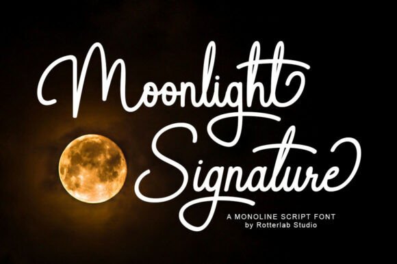 Exploring Moolight Signature: A Modern Script Font for Designers