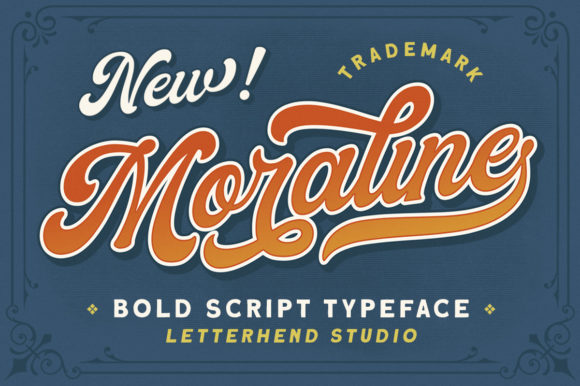 Moraline: The Retro Font That Brings Bold Confidence to Your Brand