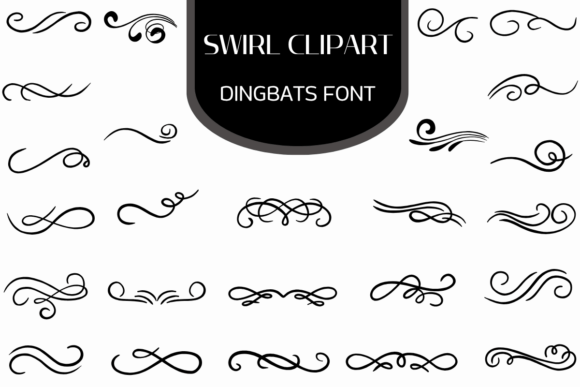 Swirl Clipart: Elevating Designs with Ornamental Elegance