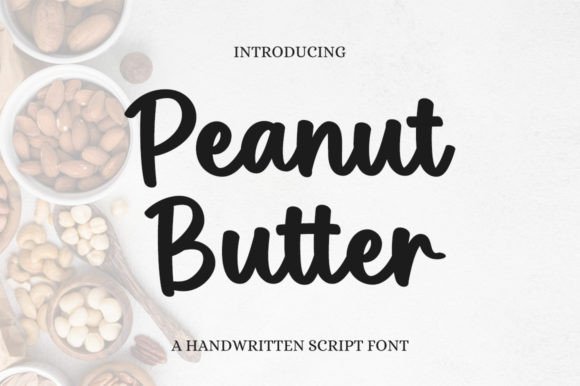 The Handwritten Charm of Peanut Butter Font