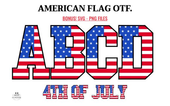 Varsity American Flag: A Typeface with Heart